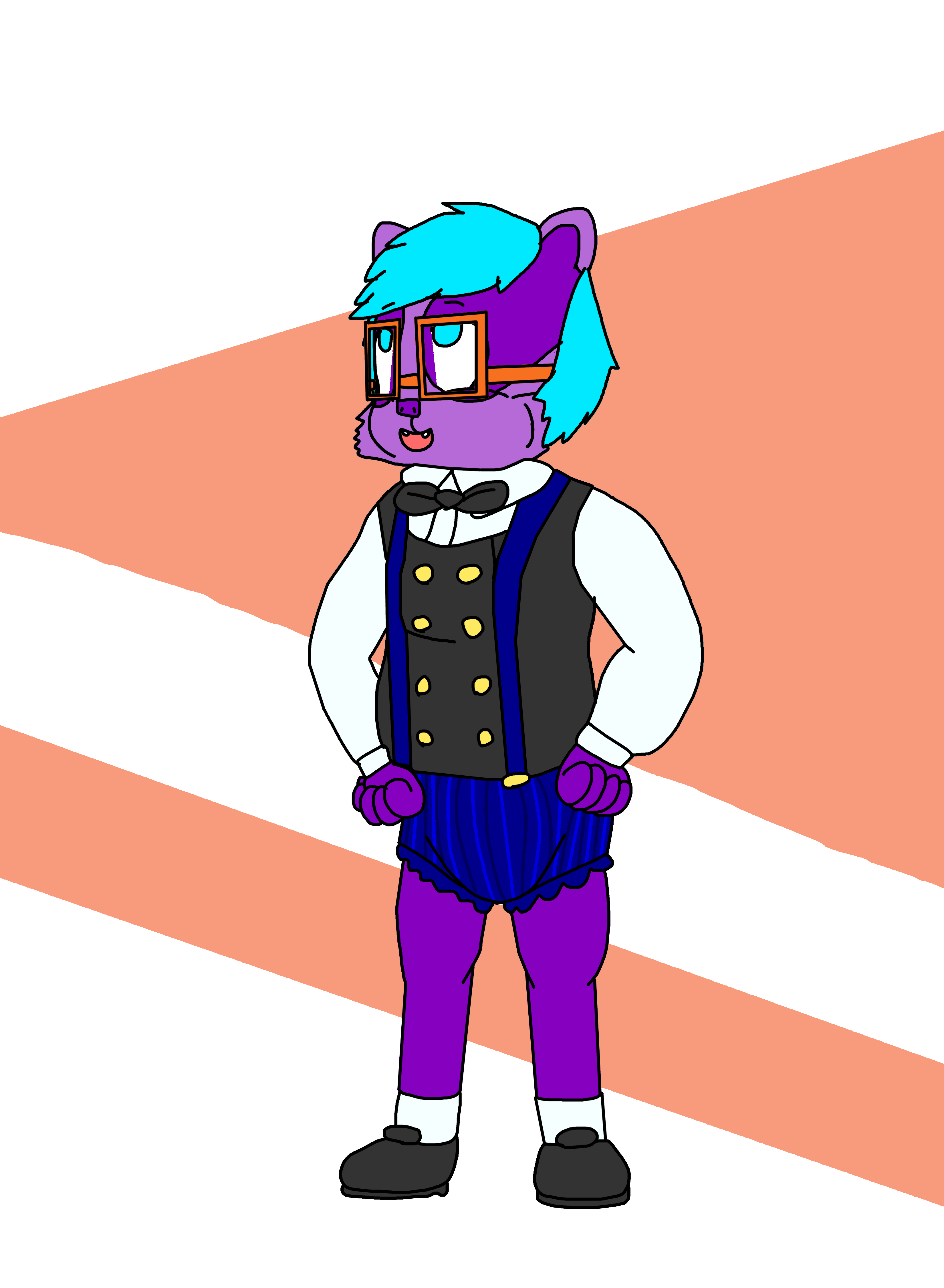 Everett in cute formal wear