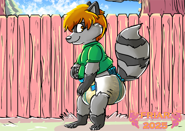 Tylahn squishing his diaper