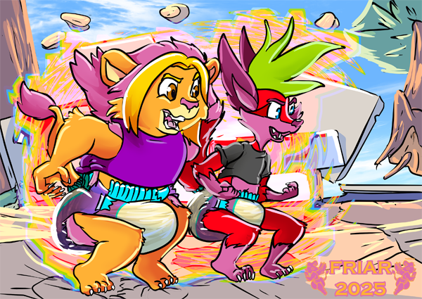 Friar and Berry pride powering up