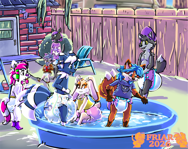 Pool pamps party